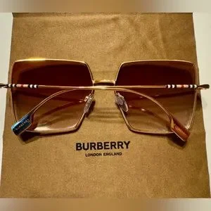 Burberry | Accessories | Burberry Rose Gold Sunglasses Be  display picture 1
